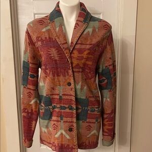 Women's Multicolor Patterned Jacket